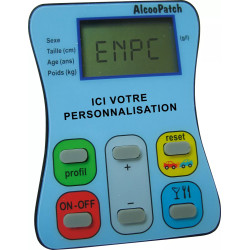 Boîtier Alcoopatch personnalisable