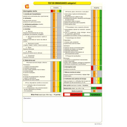 Test de connaissances permis de conduite catégorie C