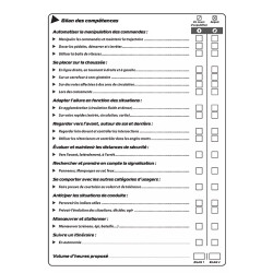 Feuilles bilan de compétences