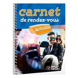 Carnet de rendez-vous un ou deux moniteurs