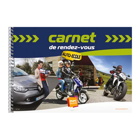 Carnet de rendez-vous quatre moniteurs