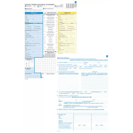 Cartes murales constat amiable