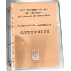 Classeur avec fiches interrogations écrites DE