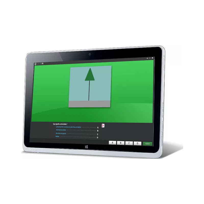 Interface tablette question balise