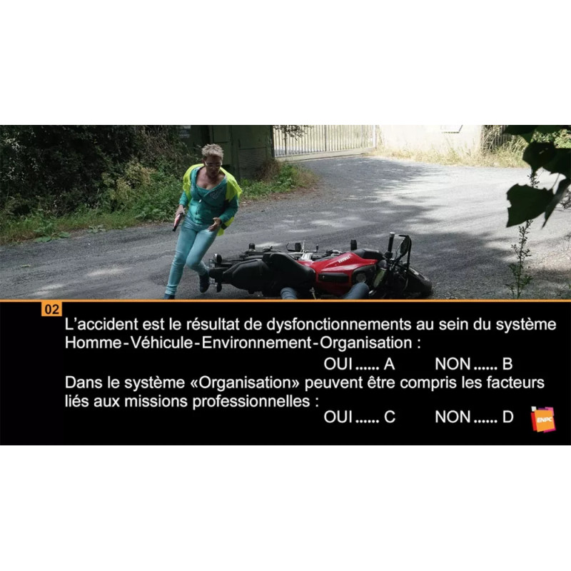 Question accident moto