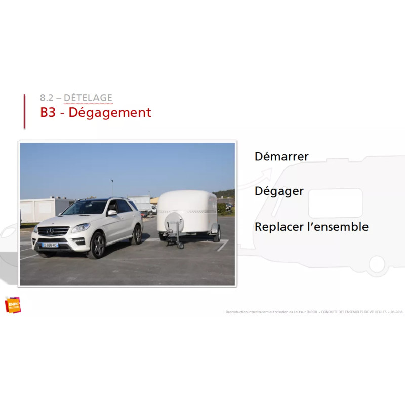 Cours dégagement et dételage