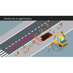 Cours chantier fixe en agglomération