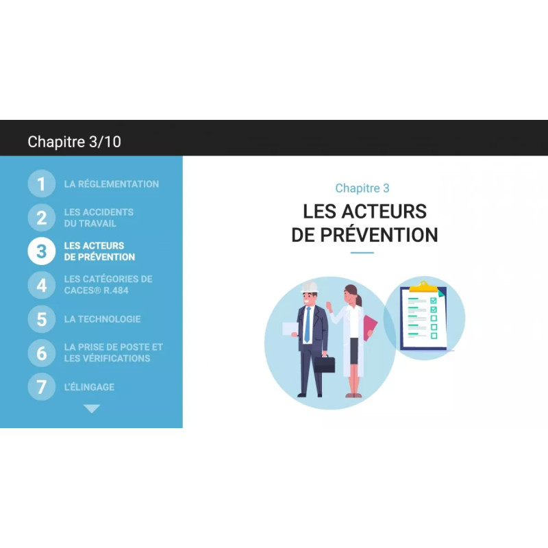 Cours les acteurs de la prévention