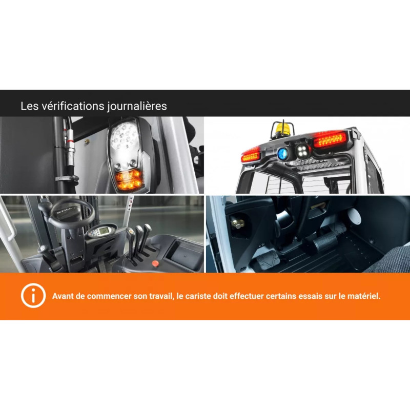 Cours les vérifications journalières