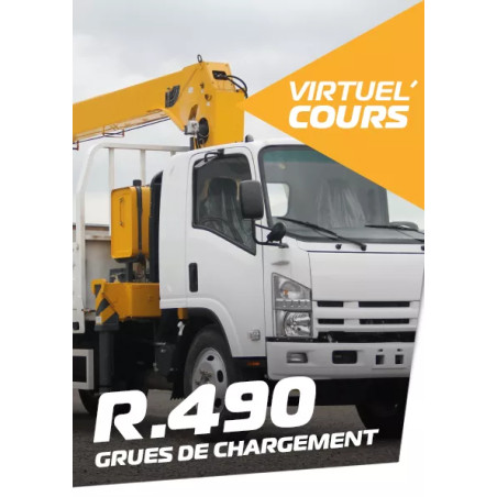 Virtuel'Cours CACES® Grues de chargement R.490