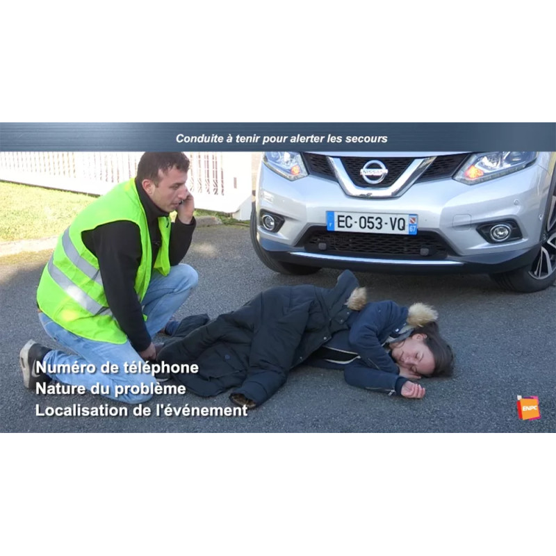 Cours conduite à tenir pour alerter les secours