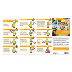 Intérieur dépliant les gestes de commandement