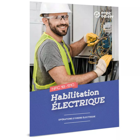 Couverture livret habilitation electrique - ordre électrique