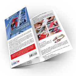 Mockup dépliant 4 volet harnais de sécurité