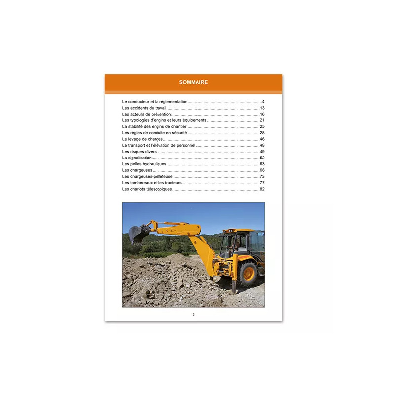 Sommaire livert CACES® R.482