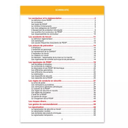 Sommaire livret CACES® - PEMP R.486A
