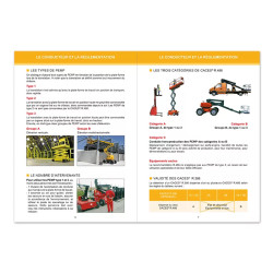 Pages intérieures le conducteur et la réglementation du livret CACES® - PEMP R.486A