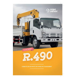 Couverture livret CACES® - Grues de chargement R.490