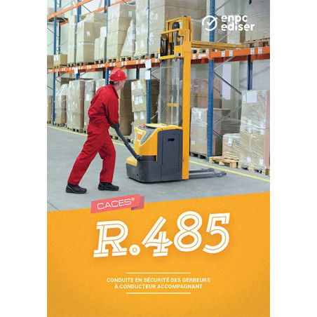 Couverture livret CACES® - Gerbeurs R.485