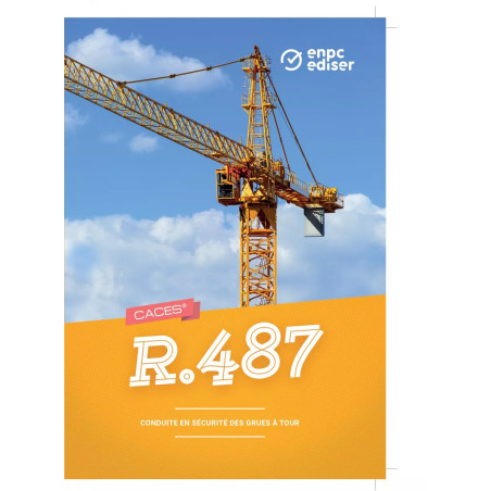 Couverture livret CACES® - Grues à tour R.487