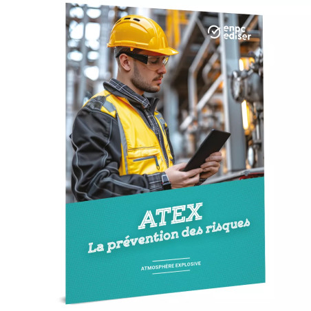 Couverture livret ATEX prévention des risques en atmosphère explosive