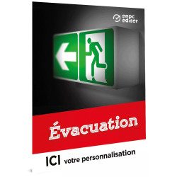 Couverture livret évacuation personnalisable