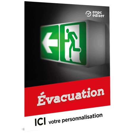 Couverture livret évacuation personnalisable