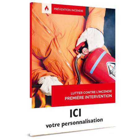 Couverture livret personnalisable première intervention : lutter contre l'incendie