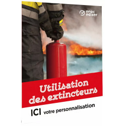 Couverture livret utilisation des extincteurs personnalisable
