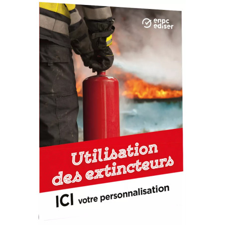Couverture livret utilisation des extincteurs personnalisable