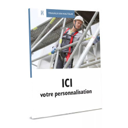 Couverture livret echafaudage personnalisable