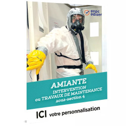 Couverture livret amiante personnalisable