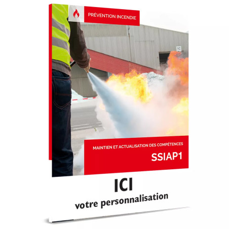 Couverture livret SSIAP1 persinnalisable