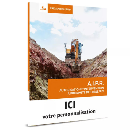 Couverture livret AIPR personnalisable