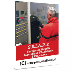 Couverture livret SSIAP2 personnalisable