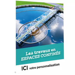 Couverture livret travaux en espaces confinés personnalisable