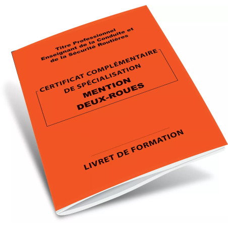 Livret de formation Titre Pro ECSR