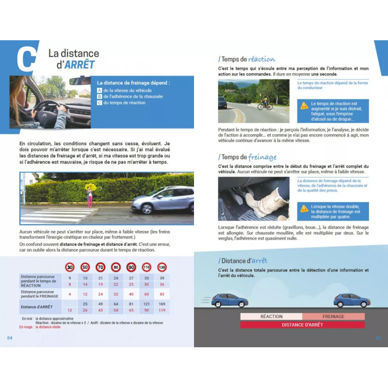  page livre code de la route permis b chapitre 1