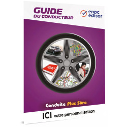 Couverture guide du conducteur conduite plus sûre personnalisable