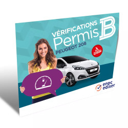 Couverture vérifications permis B Peugeot 208 