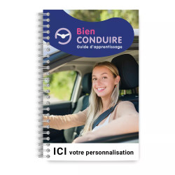 Couverture livret bien conduire personnalisable