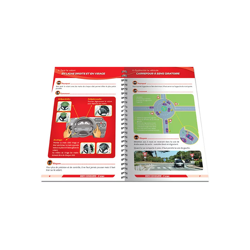 Pages intérieures chapitre tourner le volant et positionner le véhicule
