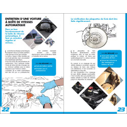 Pages intérieures chapitre entretien d'une voiture à boîte de vitesse automatique