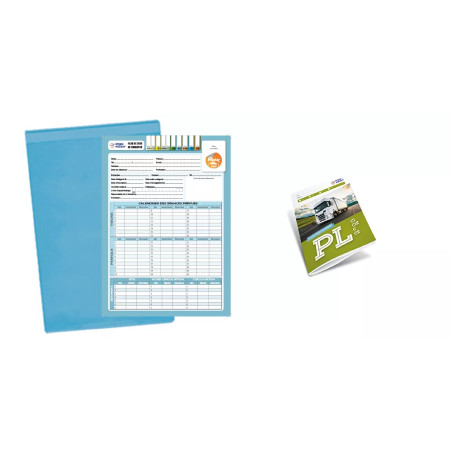 Kit Permis Poids Lourds de base avec pochette bleu