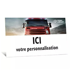 Couverture livret FIMO permis transport de voyageur personnalisable