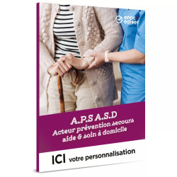 Couverture livret APS ASD personnalisable