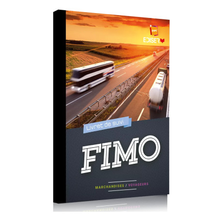 Livret de suivi de formation FIMO marchandises et voyageurs