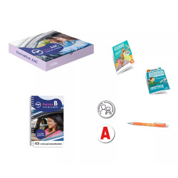 Kit box conduite accompagnée avec code de la route personnalisable