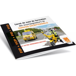Livret de suivi de formation accompagnateurs de convois personnalisable