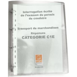 Classeur de fiches interrogations écrites permis C1E